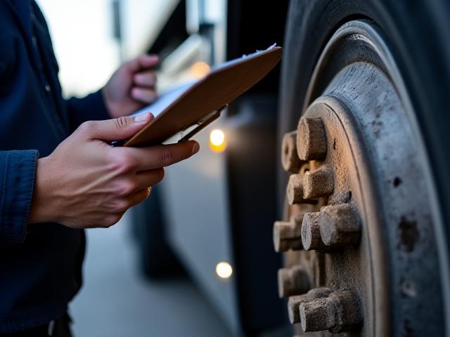 Driver pre-trip safety inspection