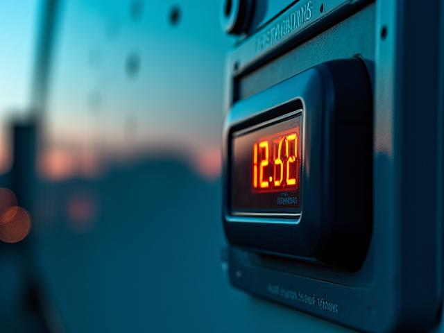 Refrigerated truck unit in operation